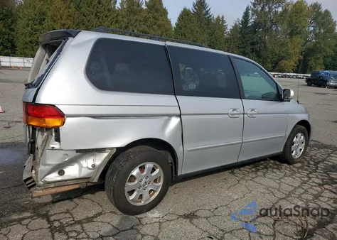2003 Honda Odyssey Ex z USA, uszkodzony, nr VIN 5FNRL18603B080998